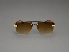 Premium Brown Gradient Luxury Sunglasses
