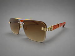 Premium Brown Gradient Luxury Sunglasses