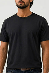 Premium Black Plain T-Shirt