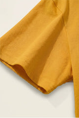 Premium Yellow Plain T-Shirt