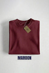 Premium Maroon Plain T-Shirt