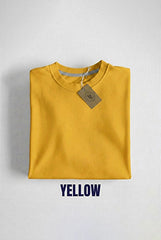 Premium Yellow Plain T-Shirt