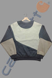 Carhart Black And Gray Patch Work II Sweats Shirts