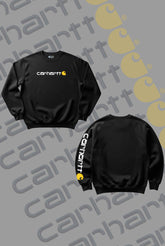 Carhart Yellow Printed Sweats Shirt