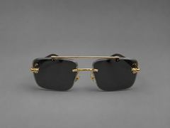 Luxury Black Square Polarized Sunglasses