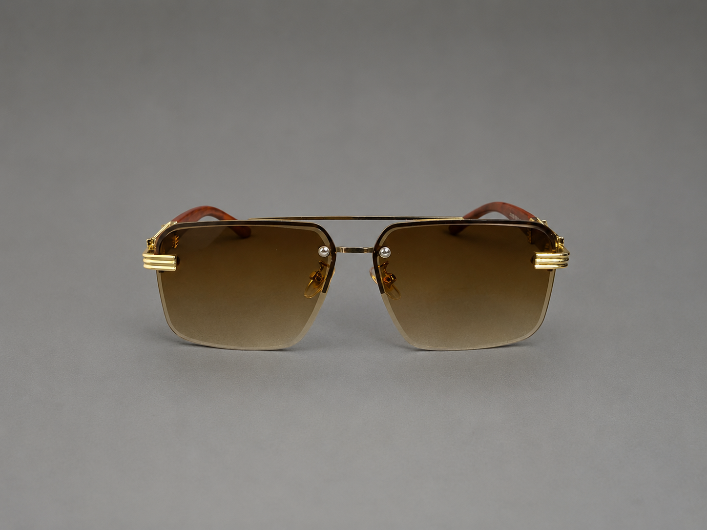 Premium Brown Gradient Luxury Sunglasses