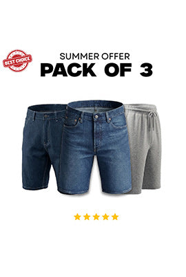 Premium Shorts Pack Of 3