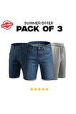 Premium Shorts Pack Of 3
