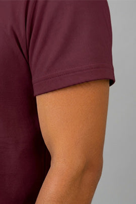 Premium Maroon Plain T-Shirt