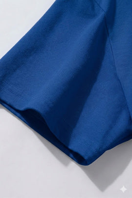 Premium Blue Plain T-Shirt