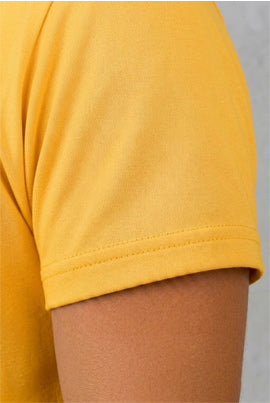 Premium Yellow Plain T-Shirt