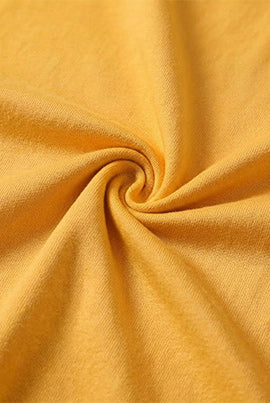 Premium Yellow Plain T-Shirt