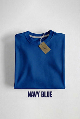 Premium Blue Plain T-Shirt