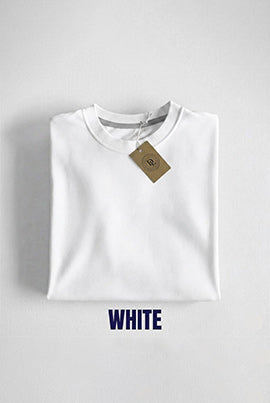 Premium White Plain T-Shirt