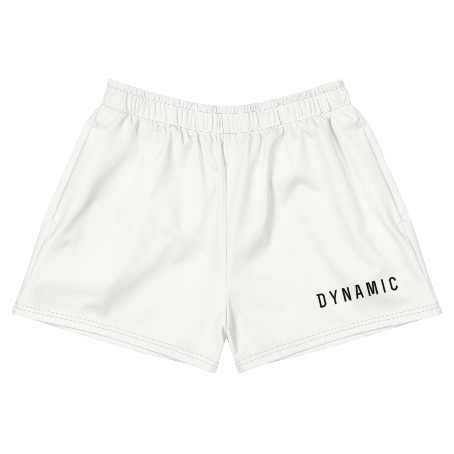 5' Athletic Shorts(White)