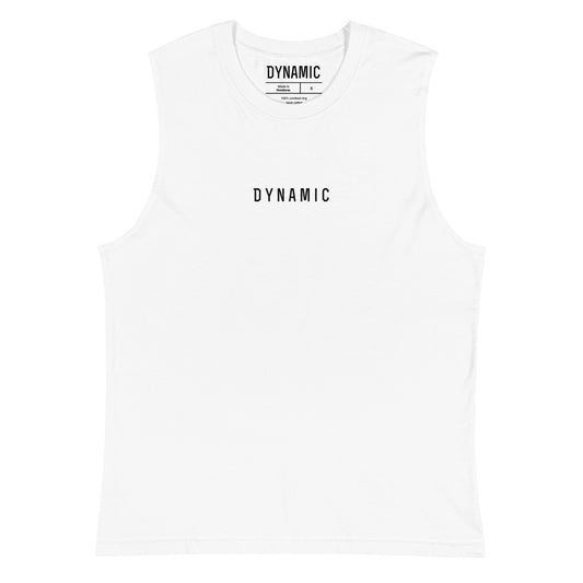 Muscle Tank(Black on White)