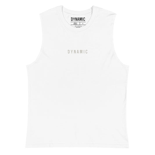 Muscle Tank(Bone on White)